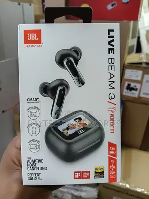 The JBL Live Beam 3 True Wireless Noise-Cancelling Earbuds