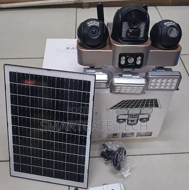 VTS 30 Smart WiFi PTZ Security Camera With Solar Floodlight