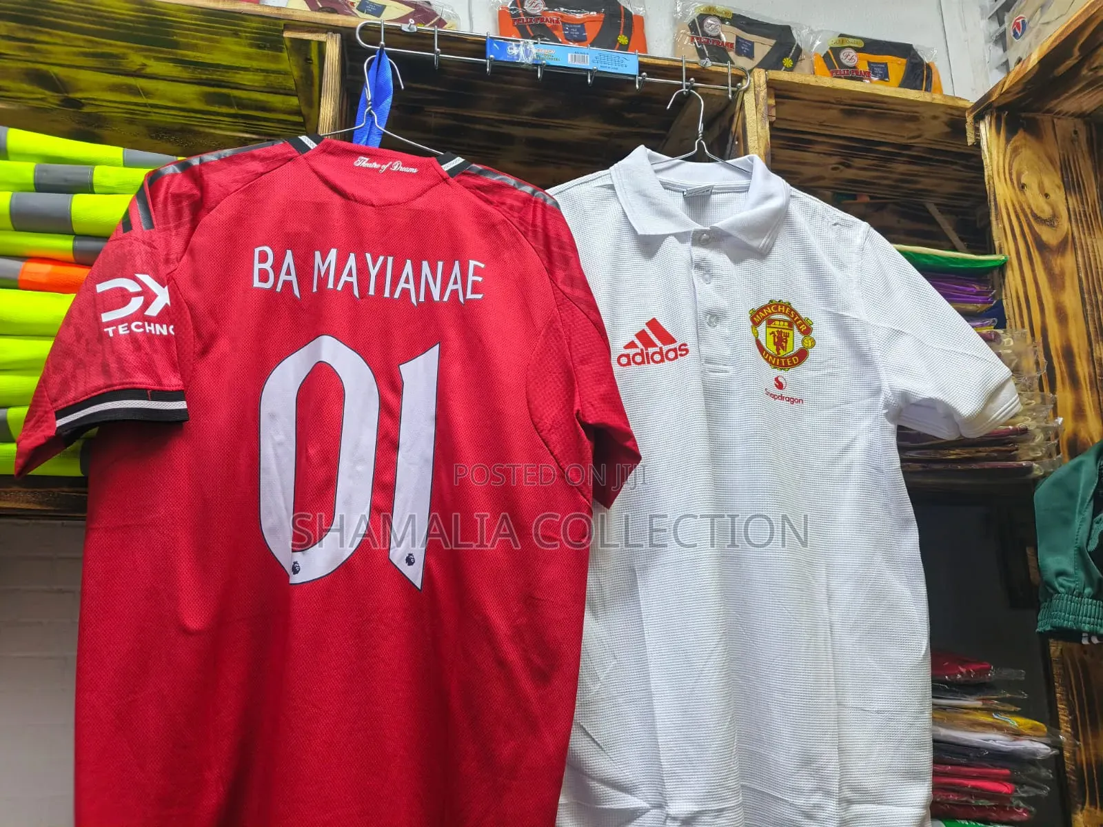 Customised Man U Jersey