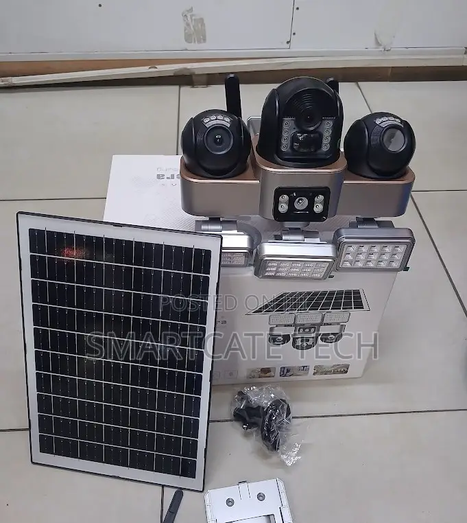 VTS 30 Outdoor WiFi PTZ Camera With Solar Powered Floodlight