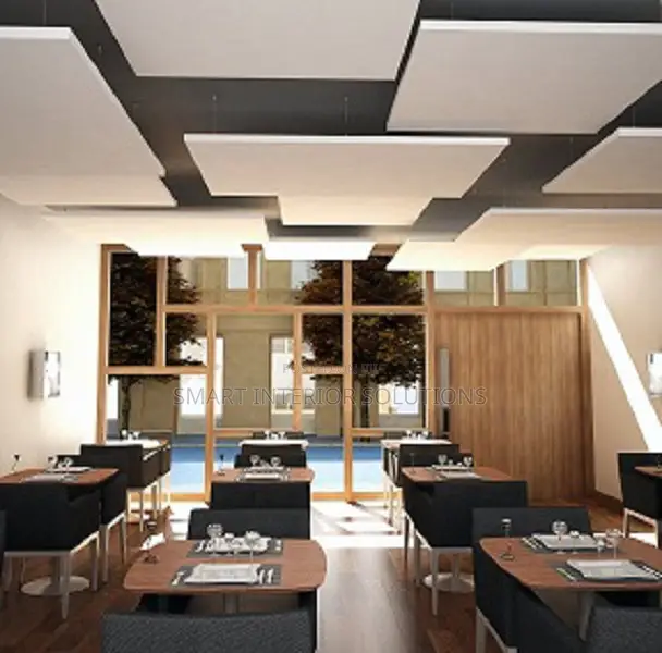 Acoustic Ceiling Panels for Open Offices