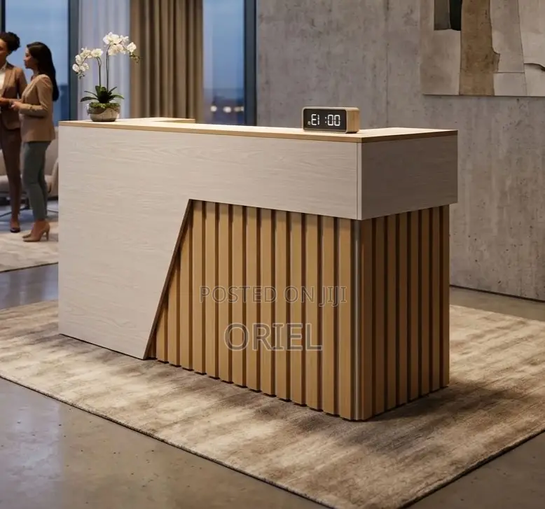 1.6M Modern Reception Work Desk Kenya– Professional Front Office Table