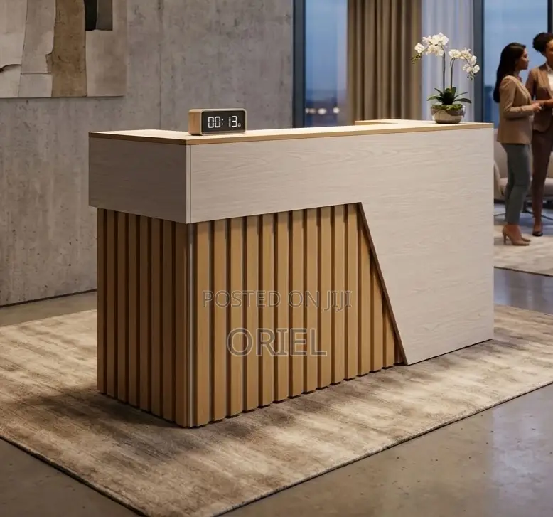 1.6M Modern Reception Work Desk Kenya– Professional Front Office Table