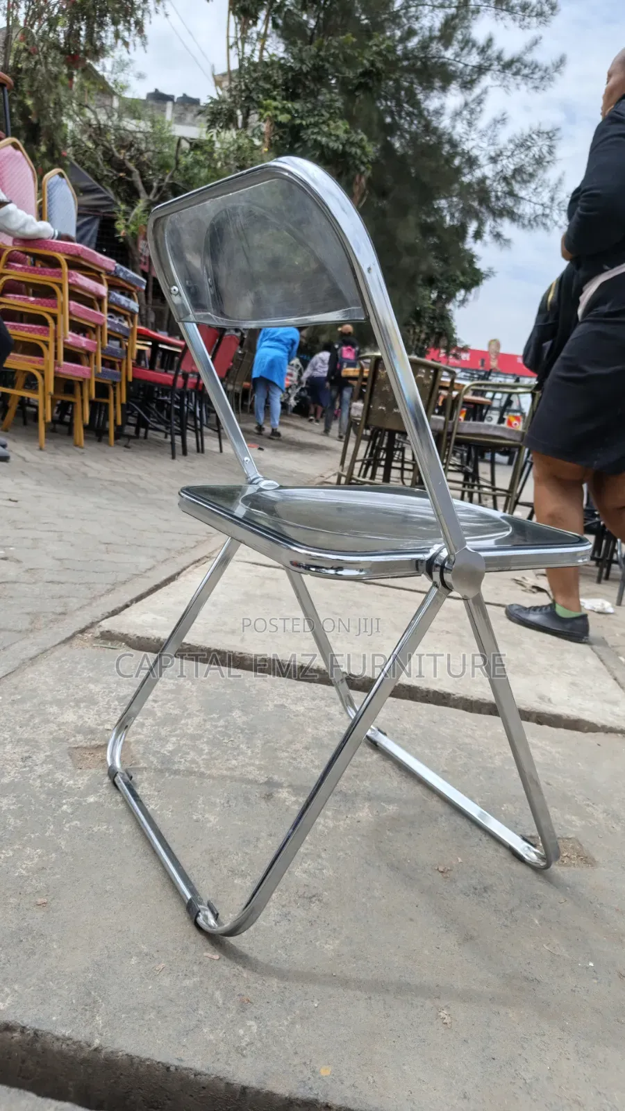 Transparent Foldable Chair