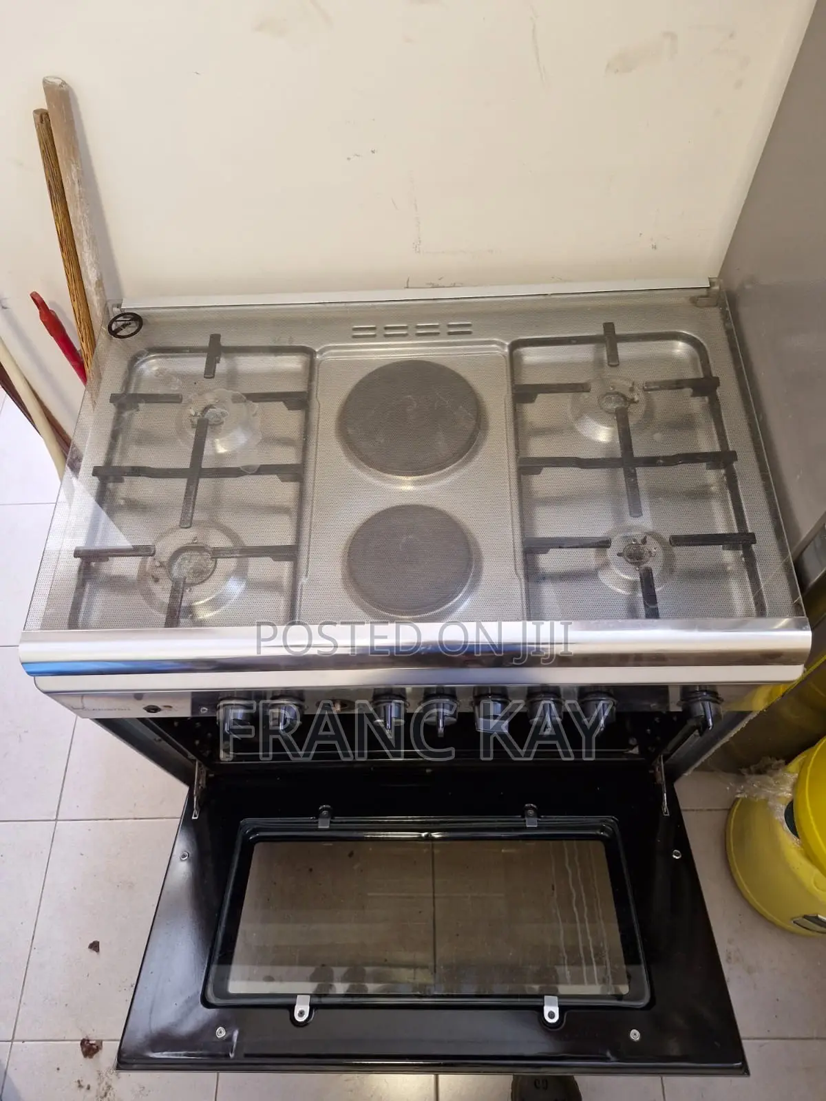 Ariston Stainless Steel 6 Burner