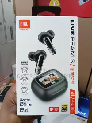 JBL Live Beam 3 Inner Ear Earbuds - Black