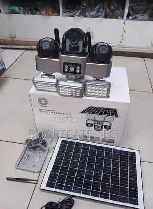 VTS 30 Triple Lens PTZ WiFi Camera With Solar Lighting System