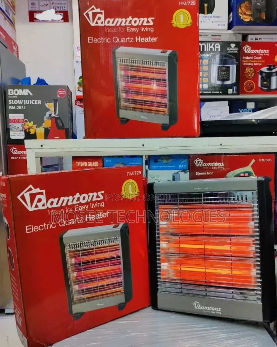 Electric 3 Bar Quartz Heater - Rm/729