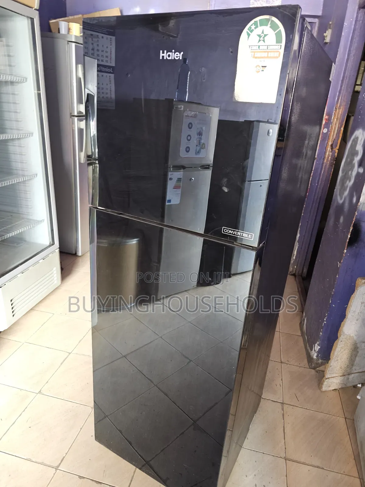 Haier 250L Mirrored Door No Frost Fridge