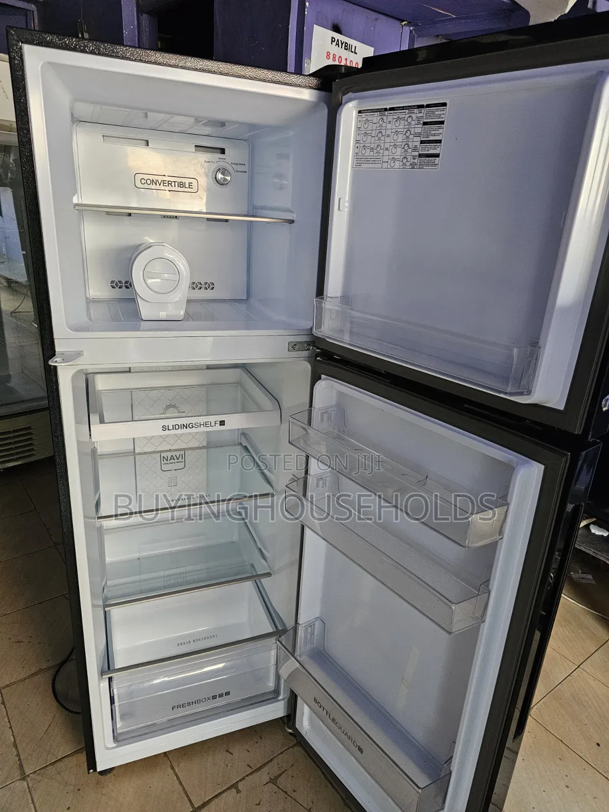 Haier 250L Mirrored Door No Frost Fridge