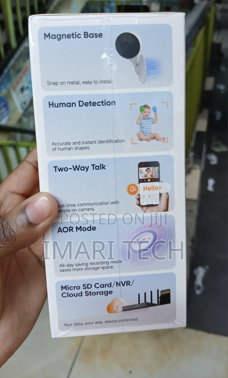 Imou Cue 2 Smart Wifi Security Camera 3Megapixels