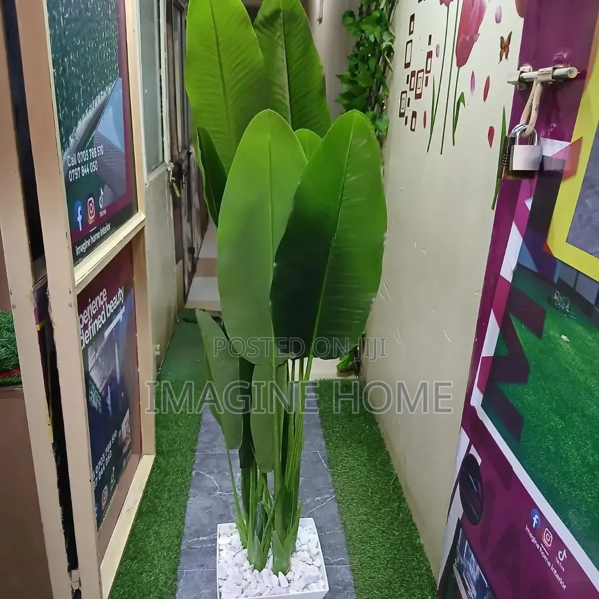 Tall Green Artificial Plants