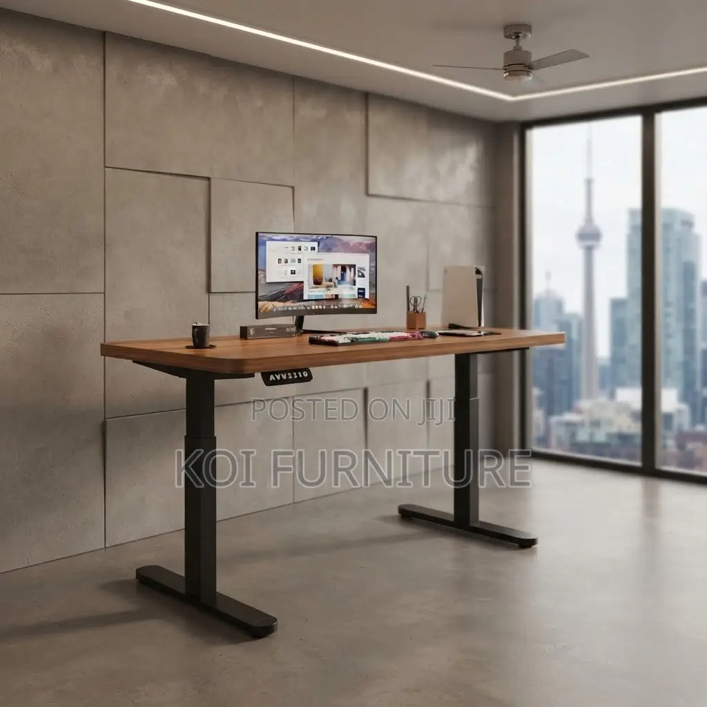 Office Desk; Adjustable 1400MM Creators Studio Electric Desk