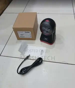 2d Wired Round Table Mount Barcodescanner Xb 8602
