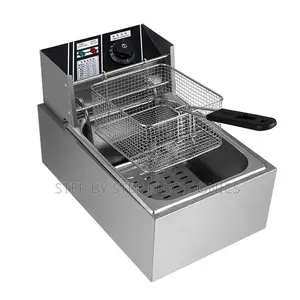 Trade Prices Oil Saving 4l/6l/10l Electric Single Tank Deep Fryers