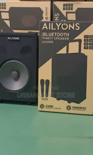 Brand New Ailyons 15 Inch Trolley Speaker With 2 Mics
