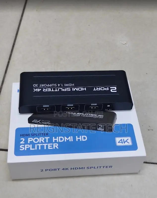 1x2 HDMI Distribution Splitter – Full HD 1080P 2 Output