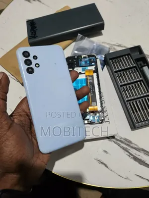 Samsung A13 Original Framed Screen Replacement.(service Pack)