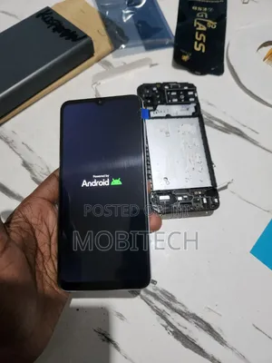 Samsung A13 Original Framed Screen Replacement.(service Pack)