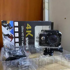 Action Camera With WiFi and 16MP – 170° Wide-Angle Lens 4K Ultra HD