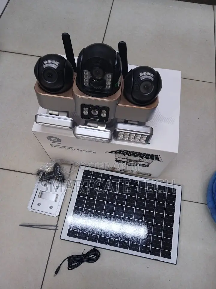 VTS 30 Smart PTZ WiFi Camera With Solar Power & Bright Floodlights