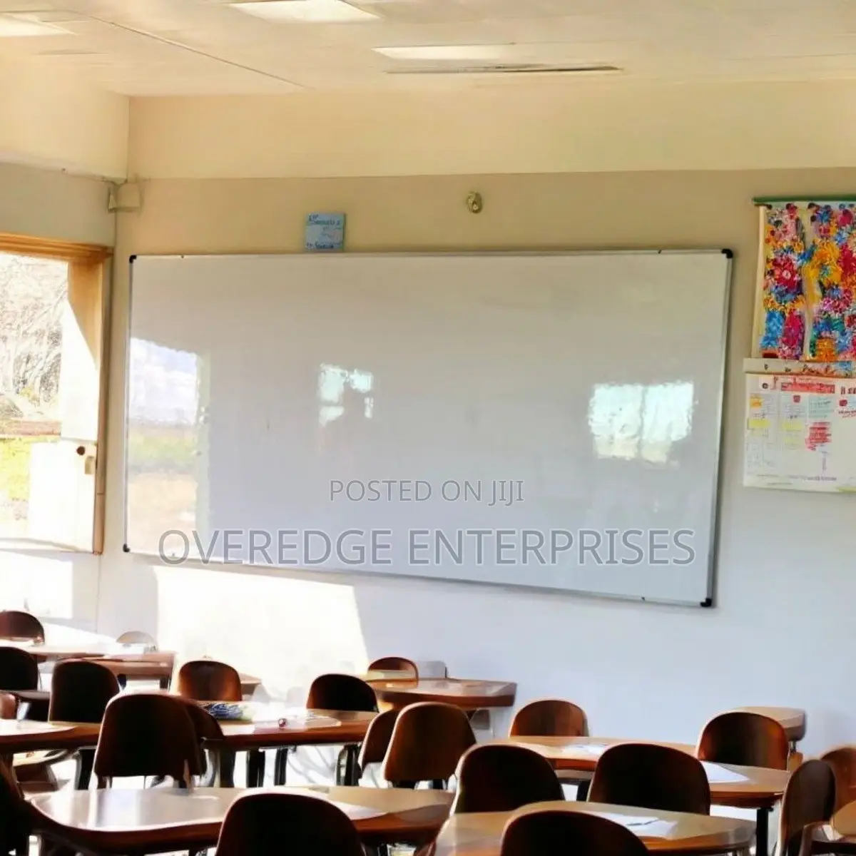 Wall Mounted Dry Erase Classroom 8ftx4ft Whiteboard