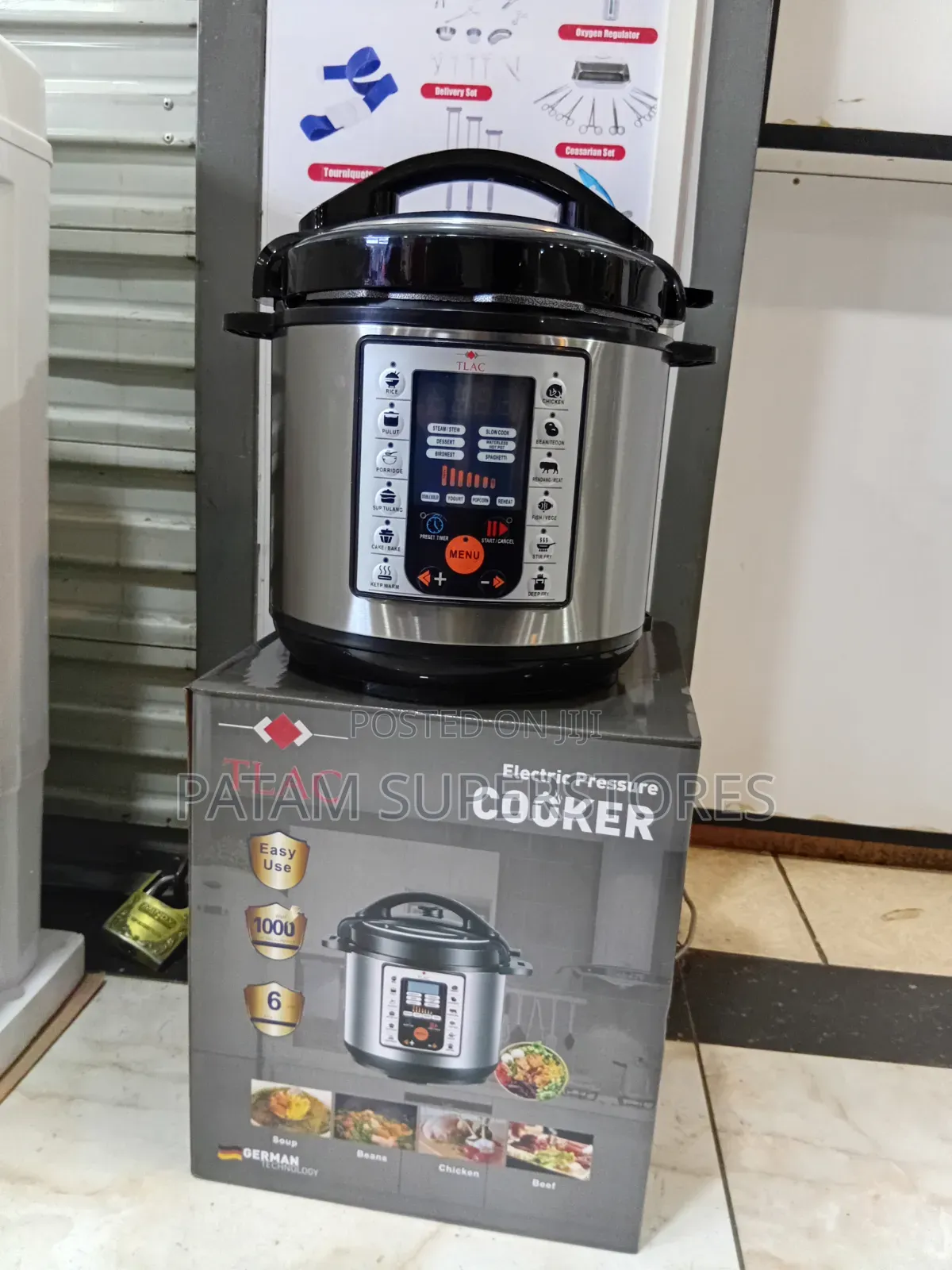 TLAC Electric Pressure Cooker 6ltrs