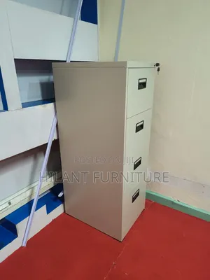 Steel Four-Drawer File Cabinet