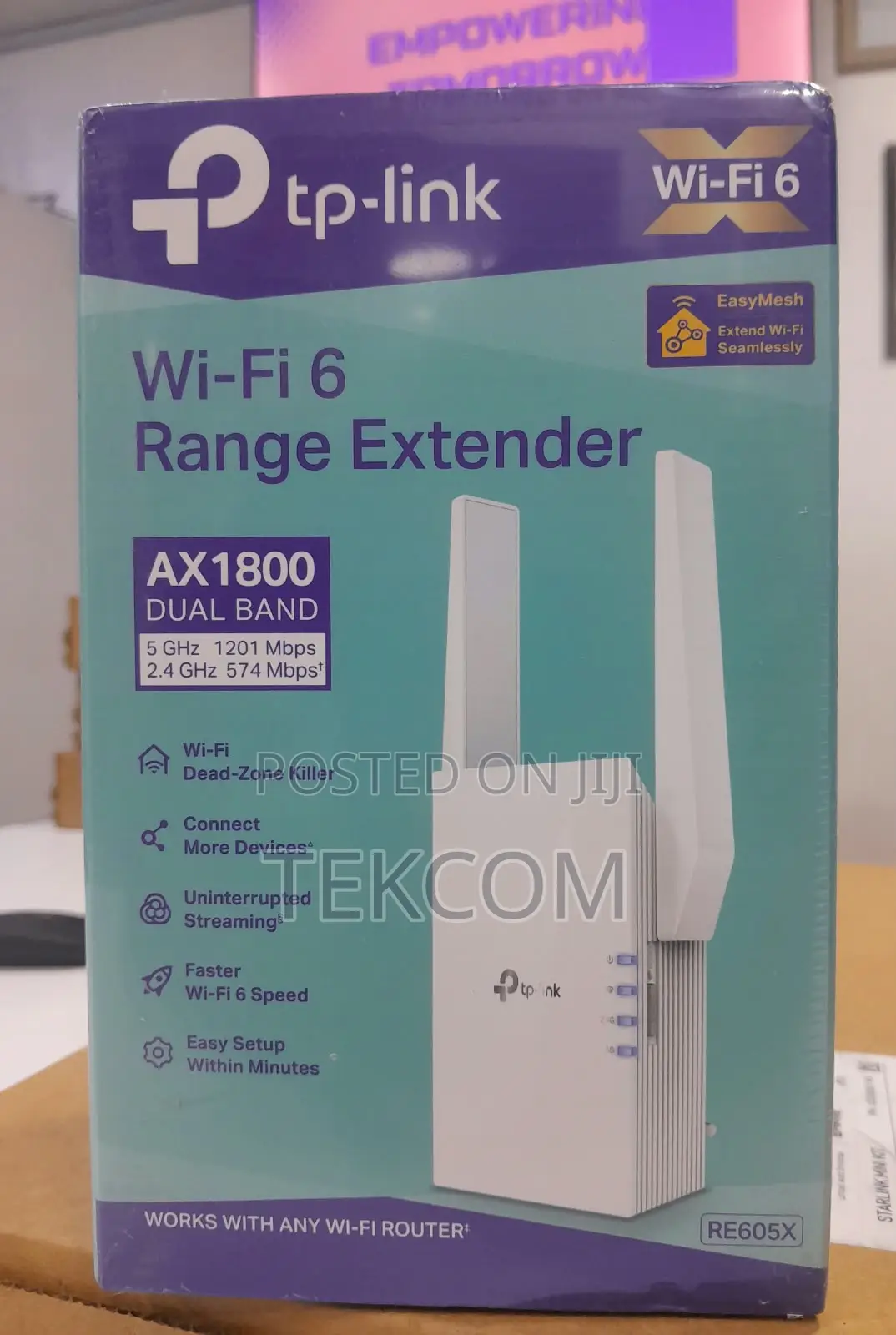 TP-Link AX1800 Wi-Fi Range Extender - TL-RE605X