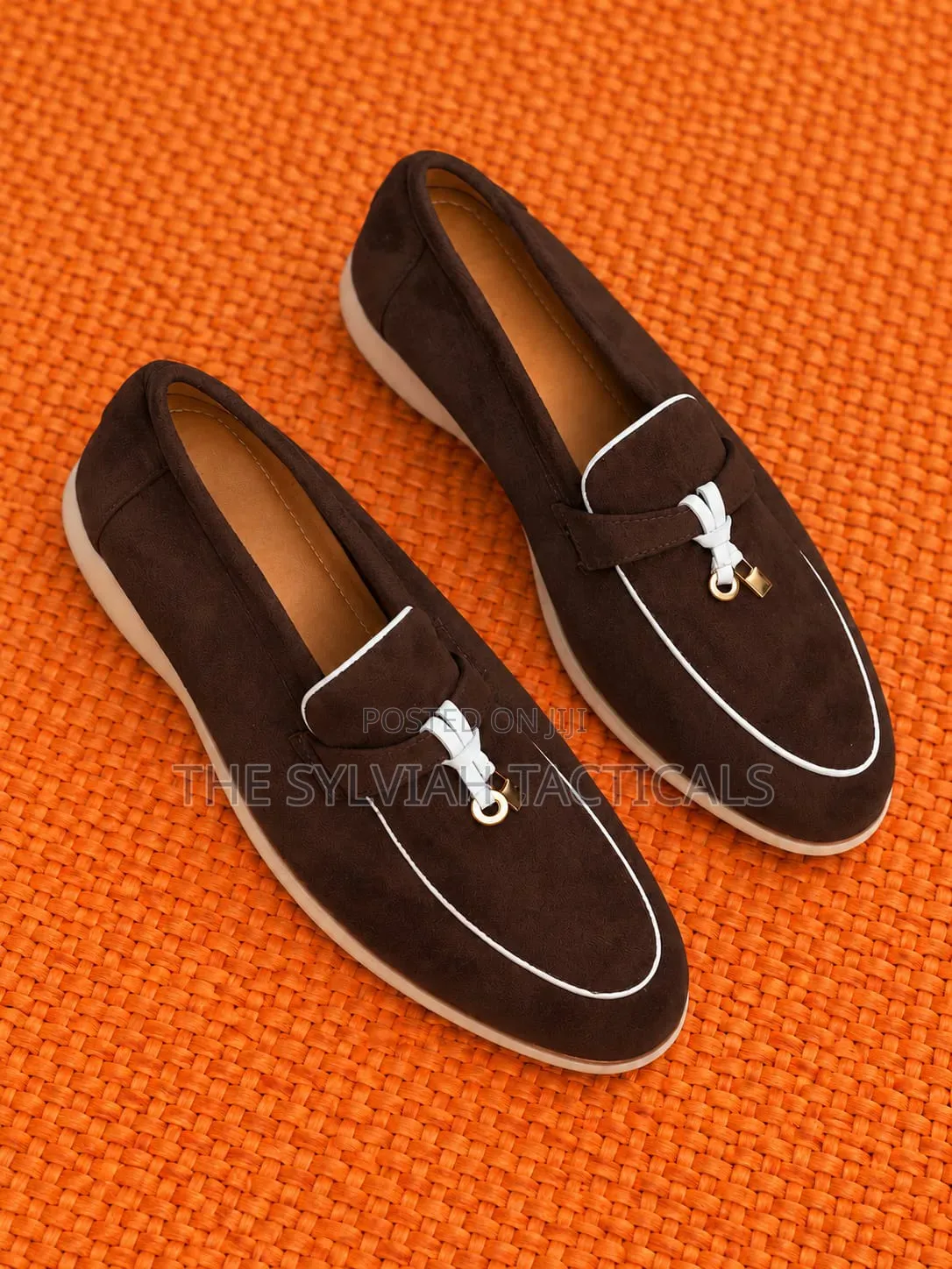 *LORO PIANA* Suede Loafers