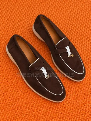 *LORO PIANA* Suede Loafers
