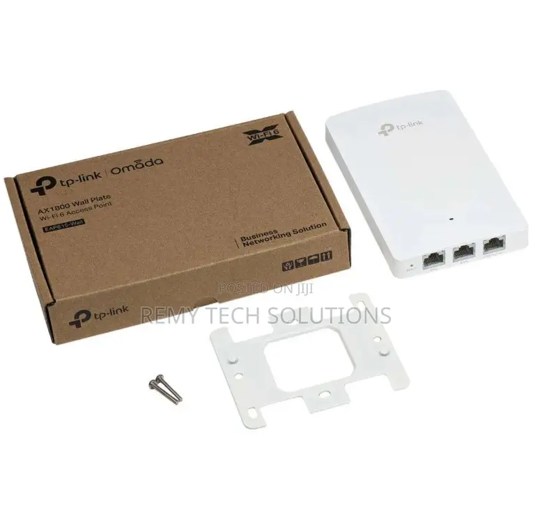 TP-Link AX1800 Wall Plate Wi-Fi 6 Access Point - TL-EAP615-WALL