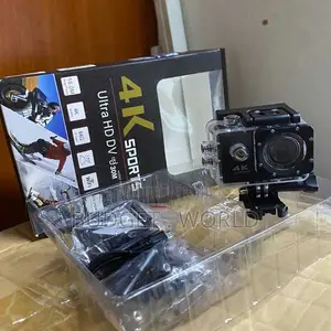 Wide Angle 4K Waterproof Cam Sports Action Recording at 30fps