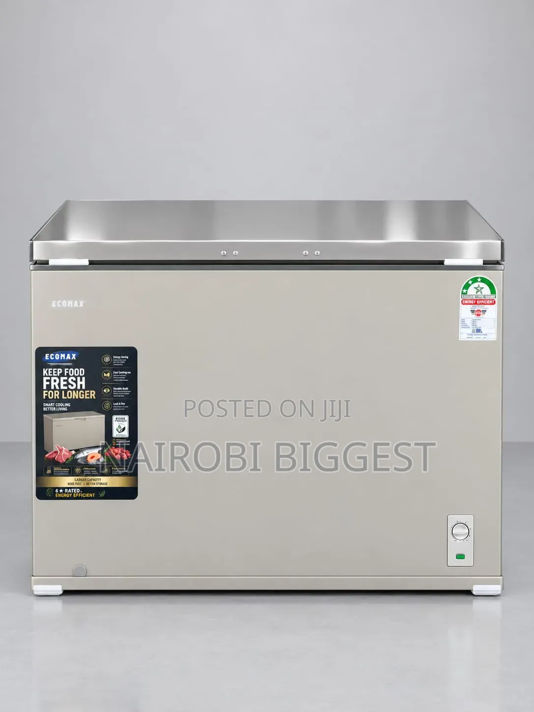 Ecomax 330 Litres Deep Freezer 
All With Free Fridge Guard