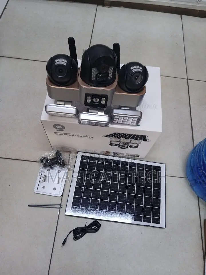 VTS 30 Smart WiFi Solar PTZ Camera – Triple Lens Night Security