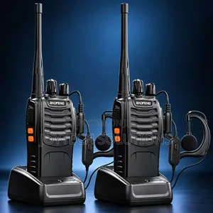 Baofeng Professional Walkie Talkie 2-Way Radio Set With Earpiece
