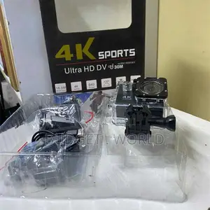 Professional HD Sports Action Cam 4K–170° Wide Angle Waterproof 30M