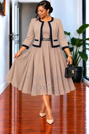 Chiffon Dress With a Coat