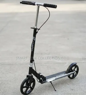 Foldable Kick Scooter With Handbrake and Kickstand!