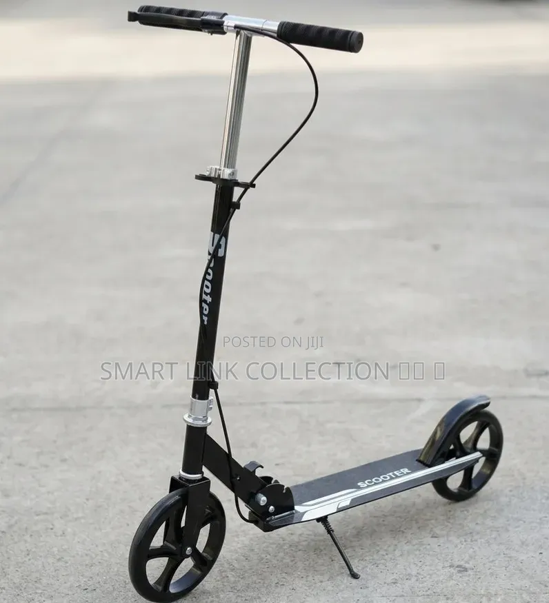 Foldable Kick Scooter With Handbrake and Kickstand!