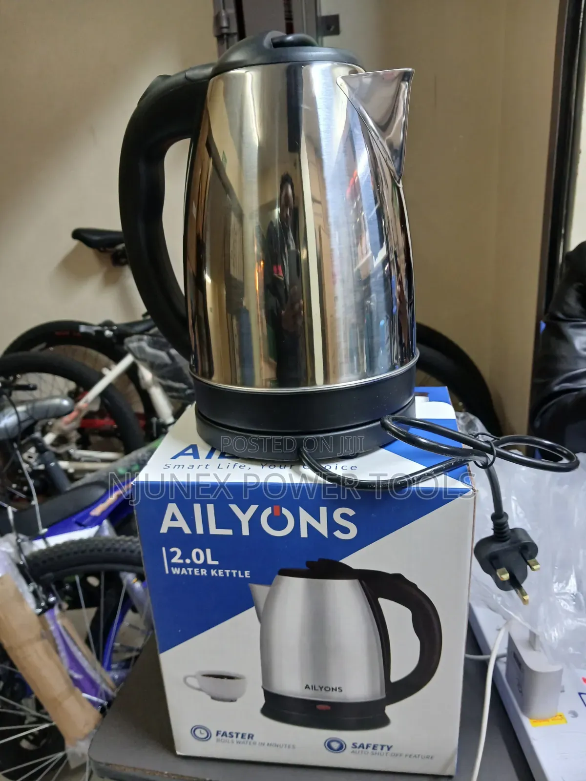 Ailyons Electric Kettle Stainless 2.0L