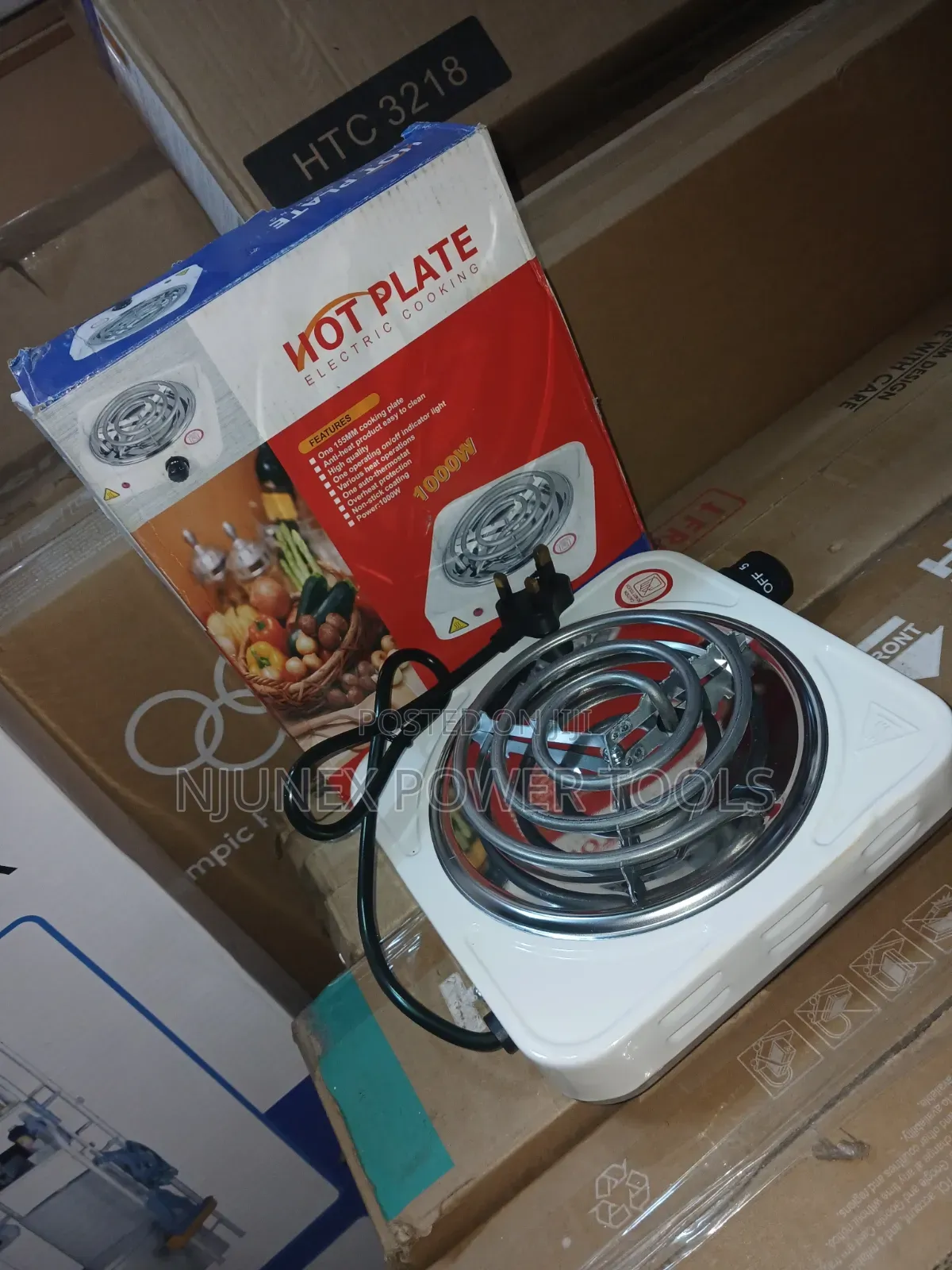 Portable Single-Coil Electric Hot Plate Cooker