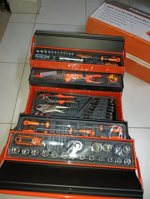 3. Foldable 85Pcs Tool Kit – Home & Auto Repair Set