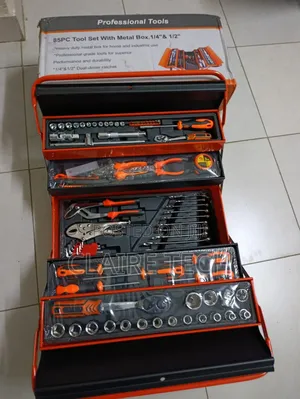3. Foldable 85Pcs Tool Kit – Home & Auto Repair Set