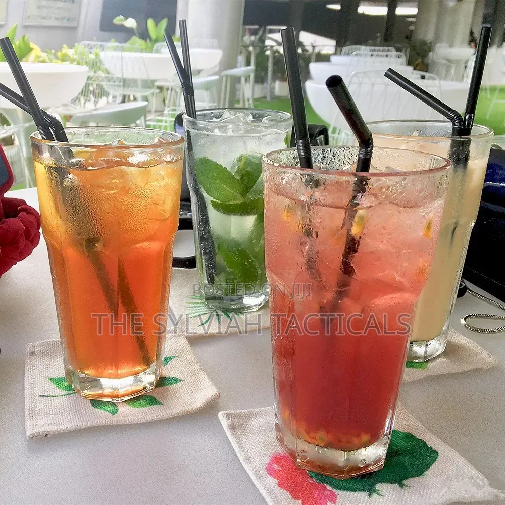 *6pcs Unbreakable Clear Tumbler Cups, 300ml Stackable Highball