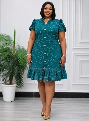 Dotted Floral Dress