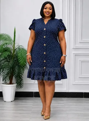 Dotted Floral Dress