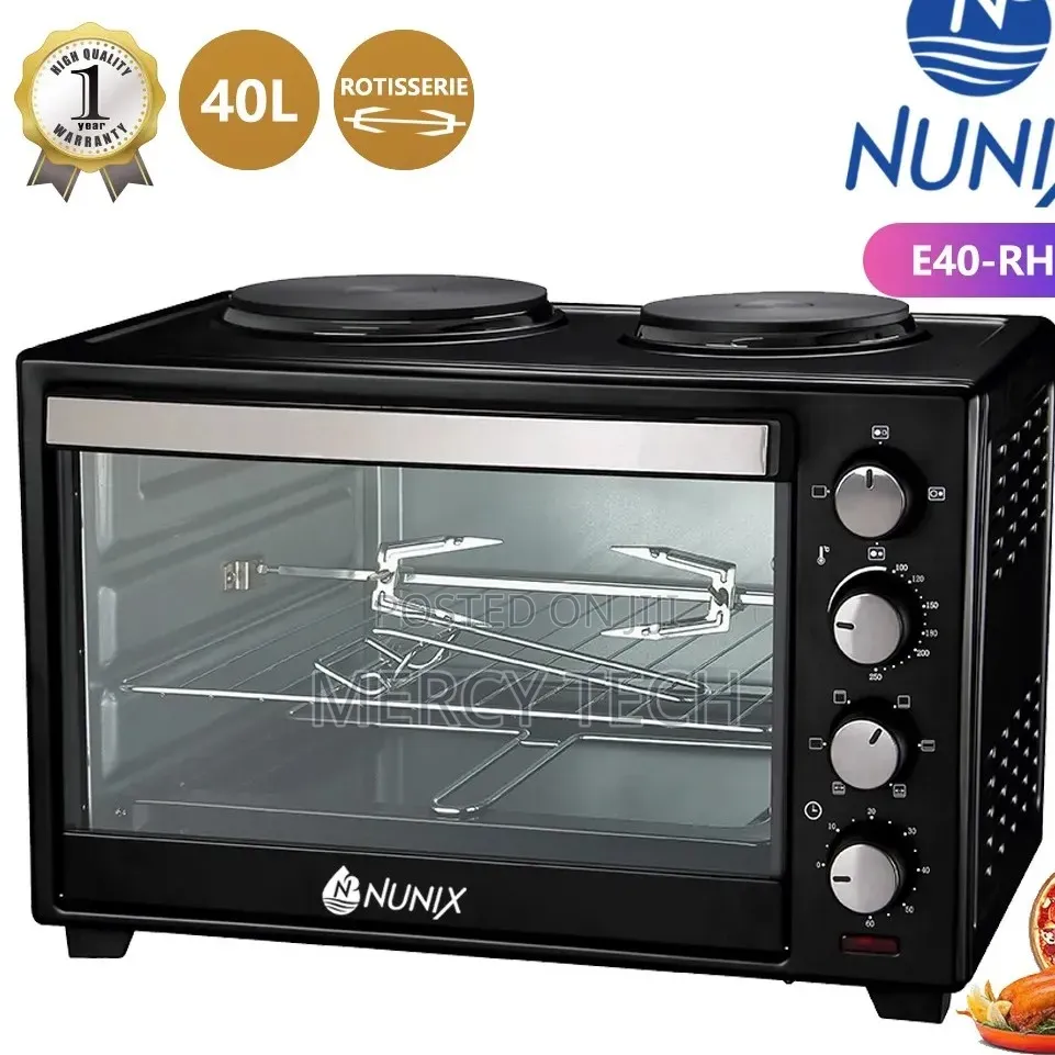Nunix E40-Rh Electric Oven With Hot Plates