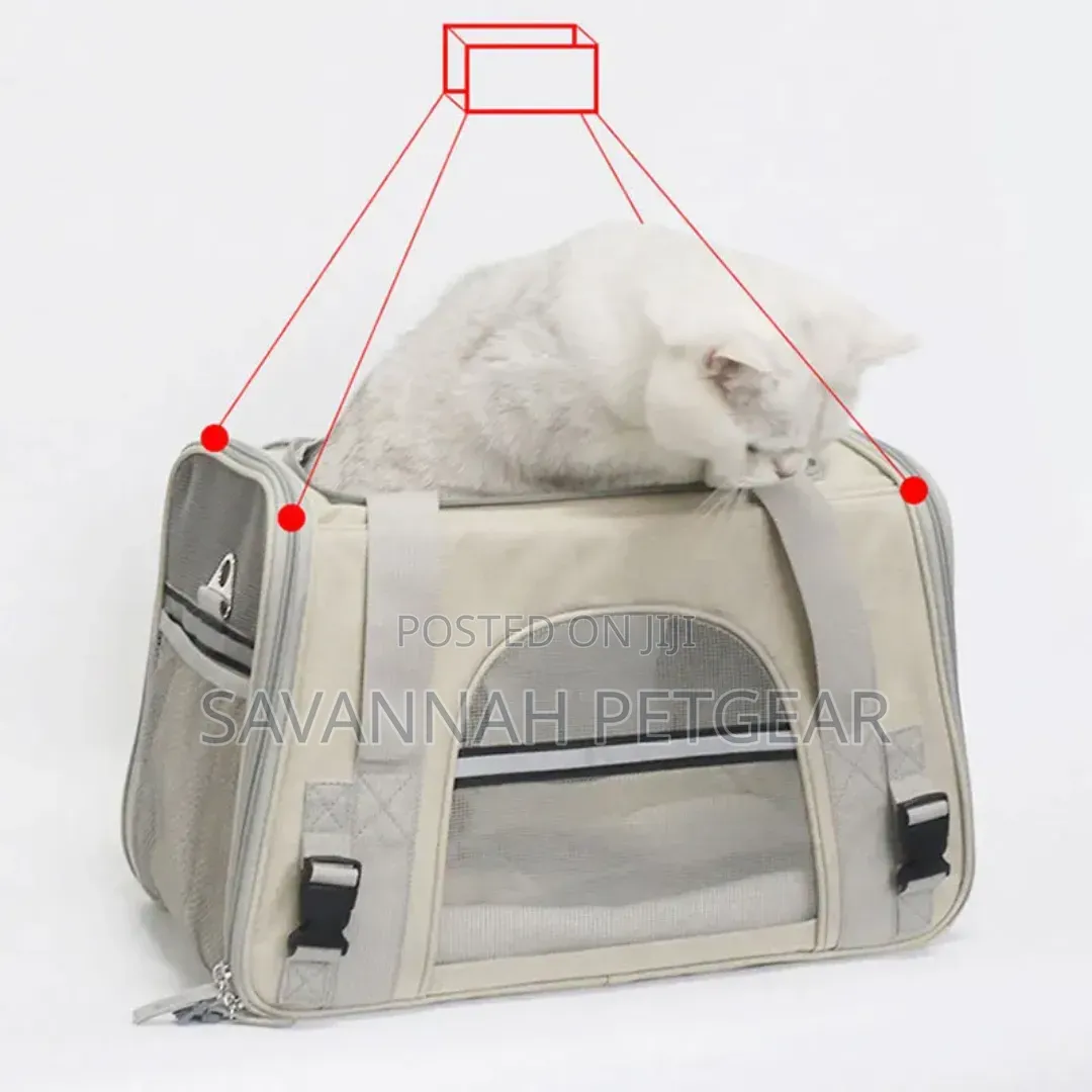 Foldable Pet Carrier Bag for Cat & Small Dog Oxford Cloth