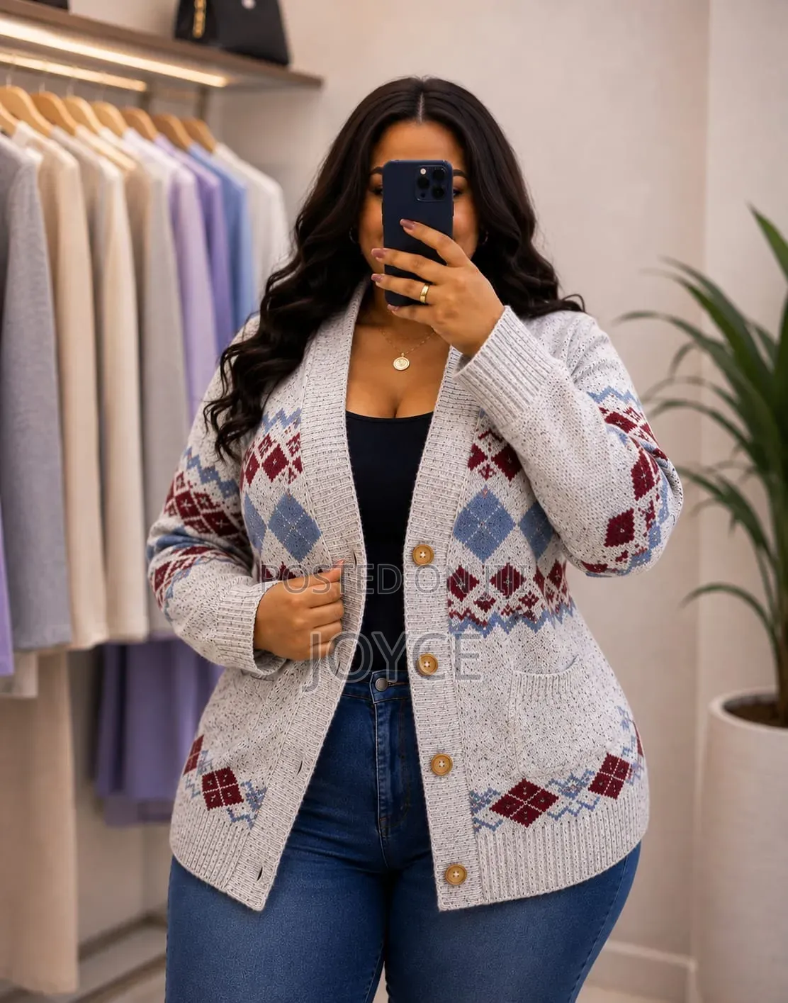 Free Size Knitted Cardigan